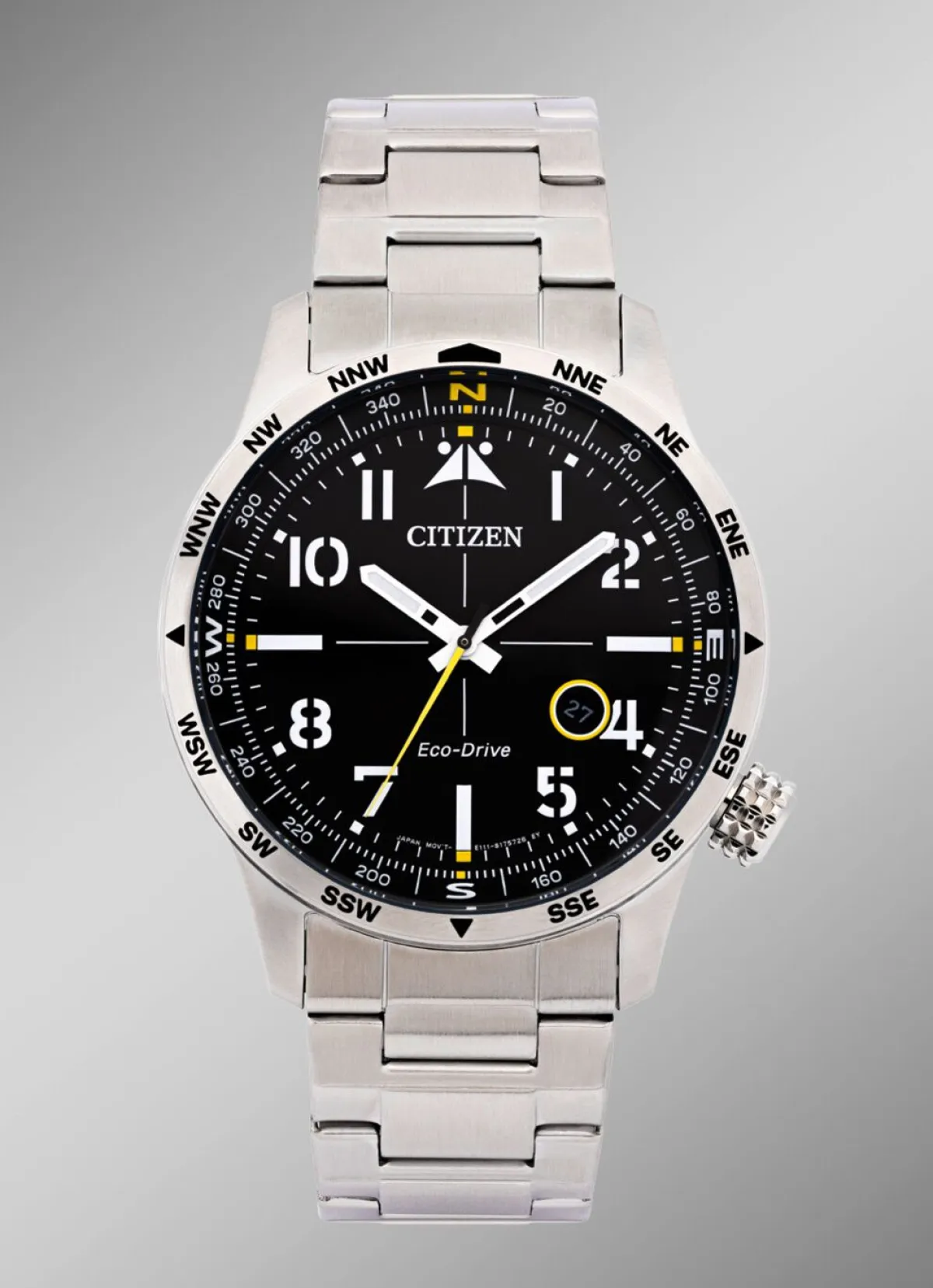 New BADER Herrenuhr "Citizen"Solar-Herrenuhr