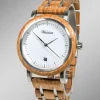 New WAIDZEIT Herrenuhr mit Holzband der Marke