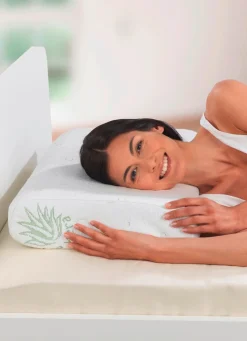 Hot BADER Höhenverstellbares Nackenstützkissen WEISS