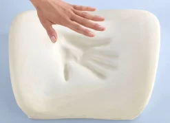 Hot BADER Höhenverstellbares Nackenstützkissen WEISS
