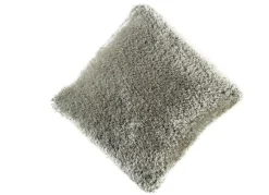 Online BADER Hochflor-Teppiche und Kissen mit Baumwoll-Rückseite SILBER