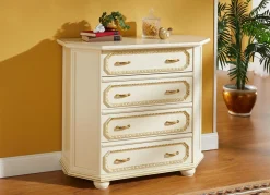 Best BADER Hochwertige Möbelserie mit Echtholzfurnier CREME-GOLD