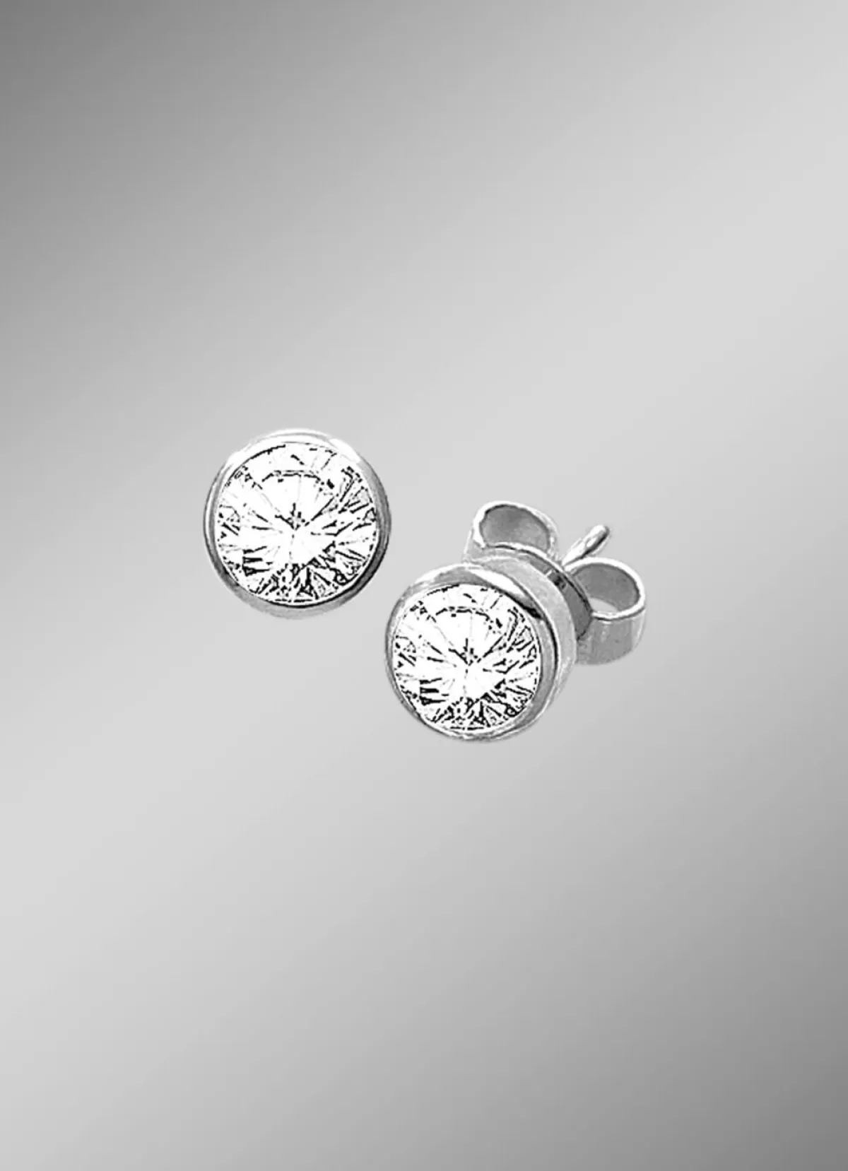 New BADER Hochwertiger Single-Ohrstecker mit Brillant