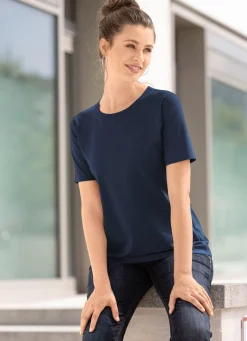 Clearance KLAUS MODELLE MADE IN GERMANY Hochwertiges Shirt MARINE