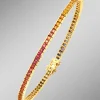 Outlet BADER Hochwertiges Armband mit echten Safiren in Multicolor