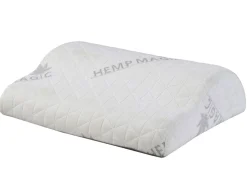 Discount BADER Hochwertiges Fußkissen mit Memory Foam weiß