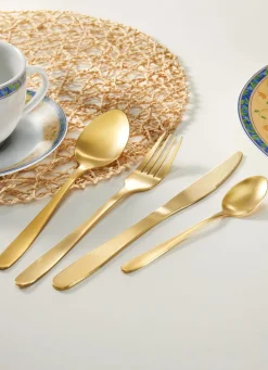 Online BADER Hochwertiges Menübesteck für 4 Personen. GOLD