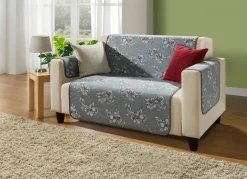 Discount BADER Hochwertige Wohnaccessoires mit Bandeinfassung GRAU