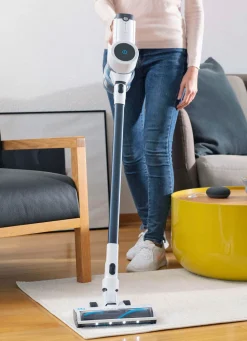 Sale BADER Hoogo S4 – 2-in-1-Akku-Handstaubsauger – leicht und flexibel WEISS-GRAU