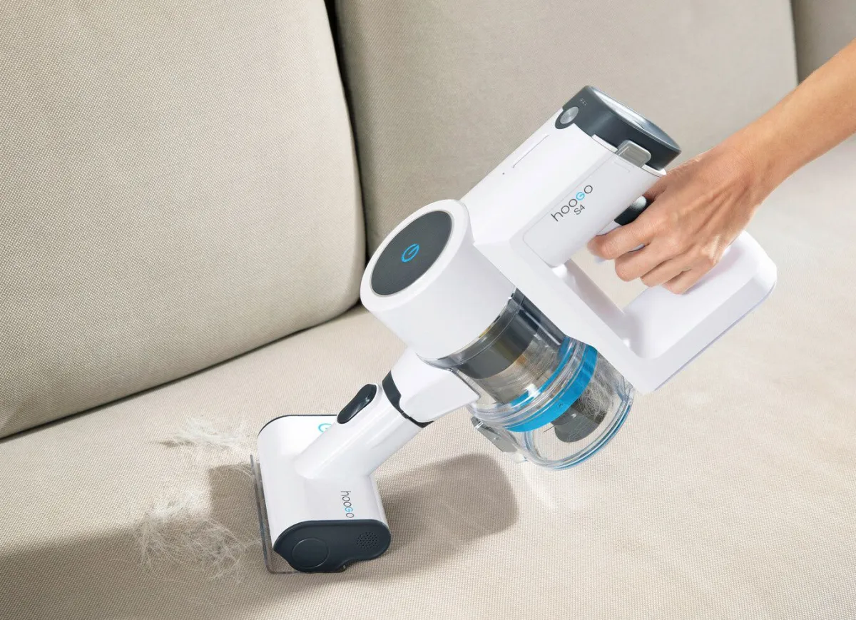 Sale BADER Hoogo S4 – 2-in-1-Akku-Handstaubsauger – leicht und flexibel WEISS-GRAU