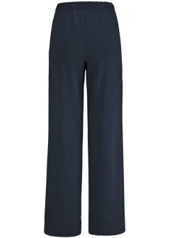 Clearance KLAUS MODELLE MADE IN GERMANY Hose in modischer Weite MARINE MELIERT
