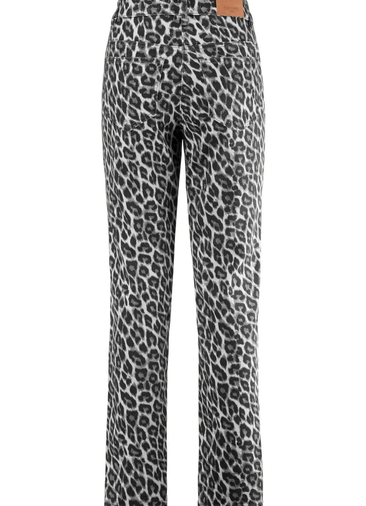 Hot BADER Hose in angesagter Leo-Dessinierung GRAU-SCHWARZ-ANTHRAZIT