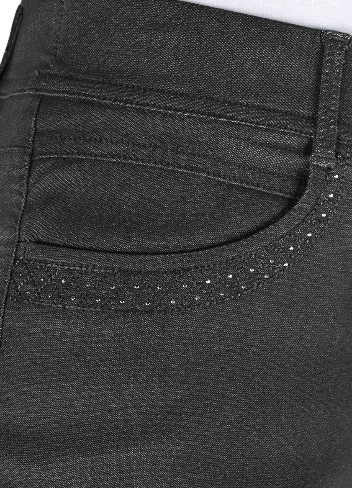 Best COSMA Hose in Denim-Optik SCHWARZ