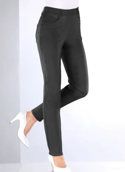Best COSMA Hose in Denim-Optik SCHWARZ