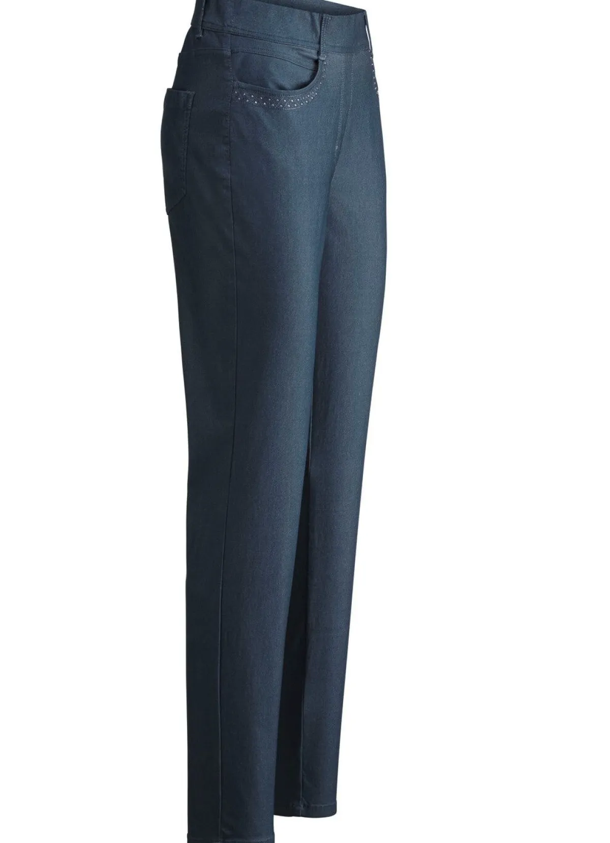 Clearance COSMA Hose in Denim-Optik DUNKELBLAU