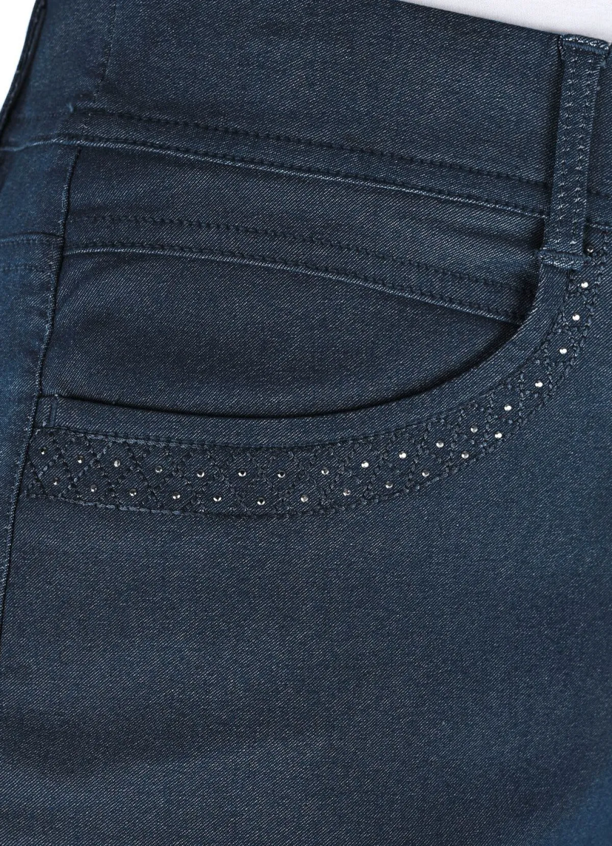 Clearance COSMA Hose in Denim-Optik DUNKELBLAU