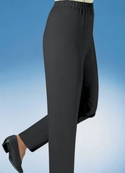 Sale KLAUS MODELLE MADE IN GERMANY Hose in hochwertiger Qualität in 9 Farben SCHWARZ