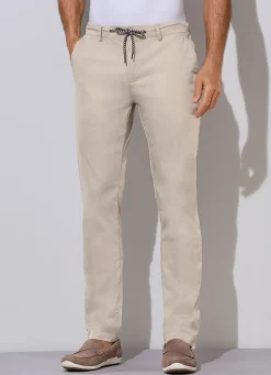 BADER Hose in leicht kühlender Qualität in 3 Farben HELLBEIGE
