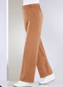 Sale BADER Hose in modischer Palazzo-Form CAMEL