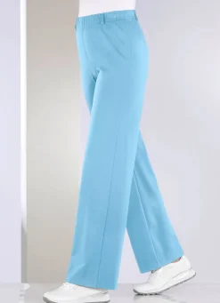 Discount BADER Hose in modischer Palazzo-Form HELLBLAU