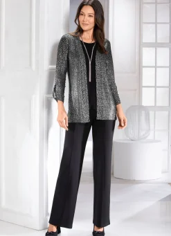 Clearance BADER Hose in modischer Weite SCHWARZ