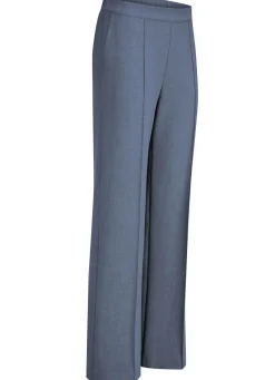 Online BADER Hose in modischer Weite MARINE MELANGE
