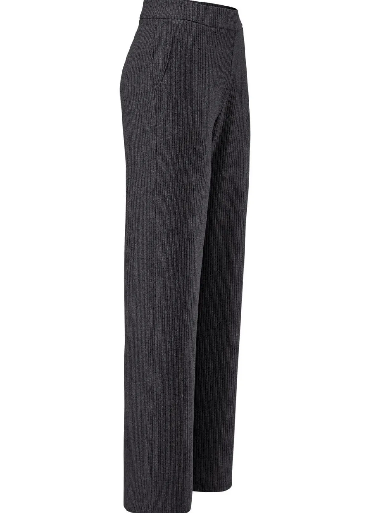 Clearance Stilschmiede Hose in Palazzo-Form ANTHRAZIT MELIERT
