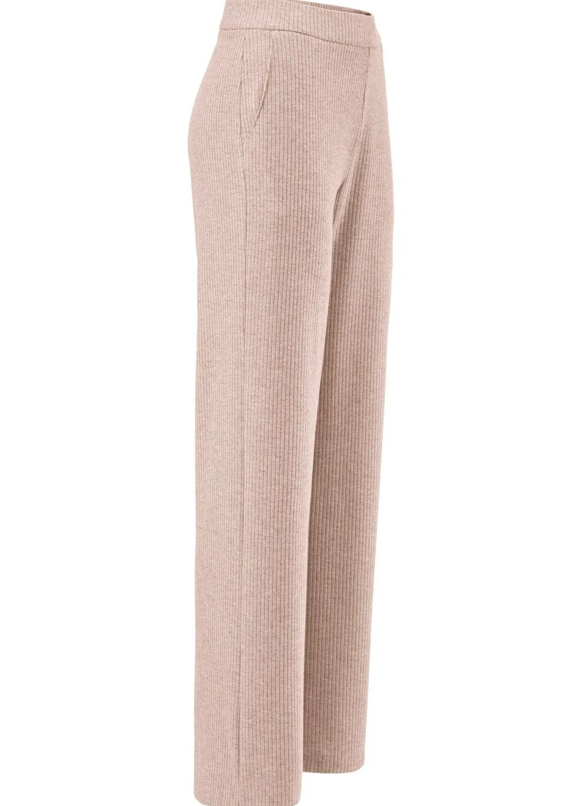 Clearance Stilschmiede Hose in Palazzo-Form BEIGE MELIERT