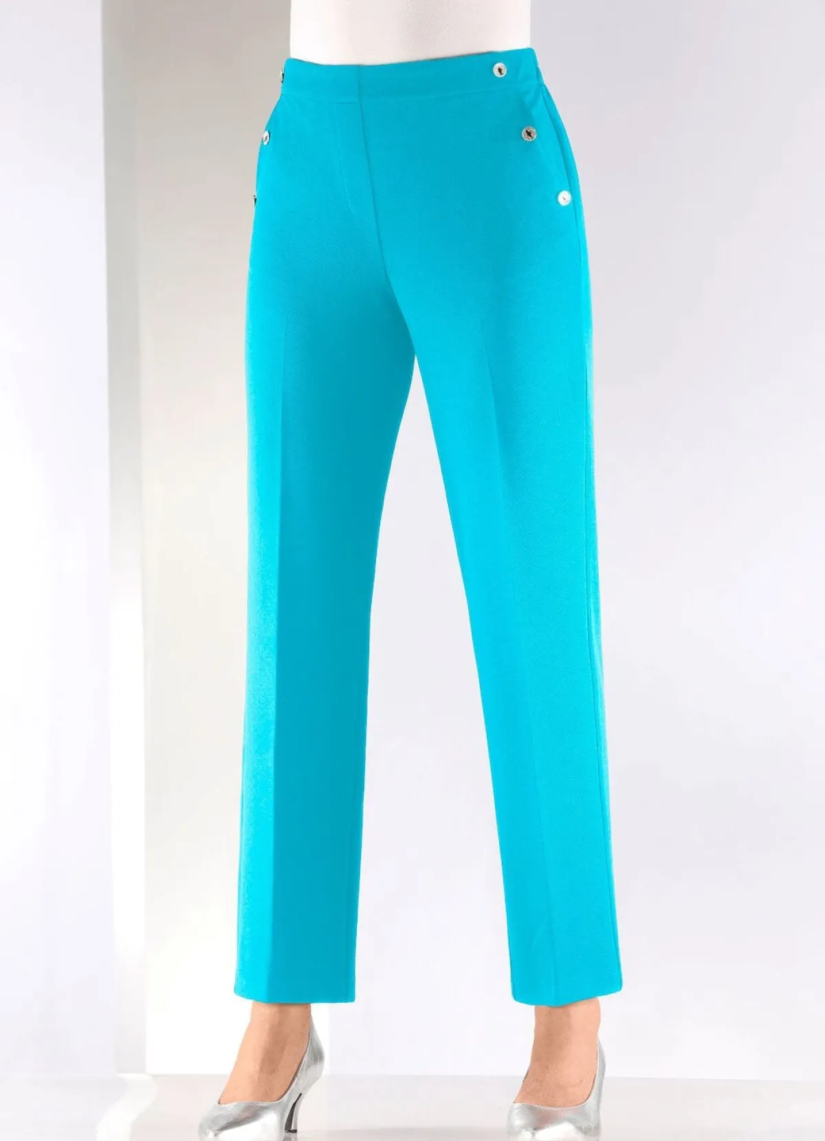 Outlet BADER Hose in Schlupfform AQUA