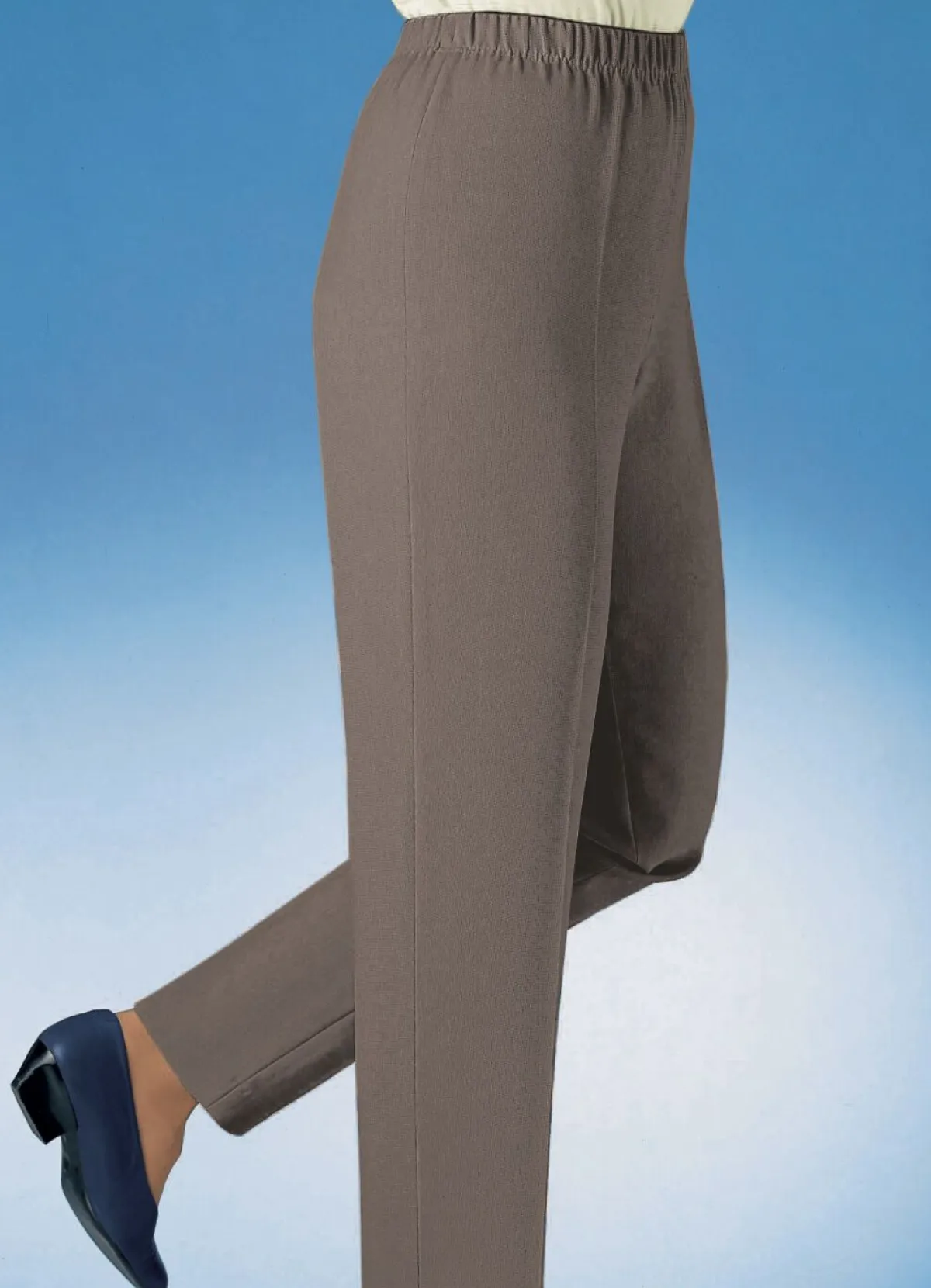 Online BADER Hose in Schlupfform in 28 Farben MITTELBRAUN M.