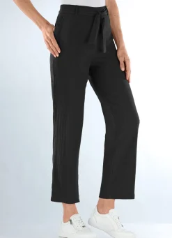 Online BADER Hose mit abnehmbarem Bindeband SCHWARZ