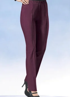 Online BADER Hose mit angenehm weicher Innenseite BORDEAUX
