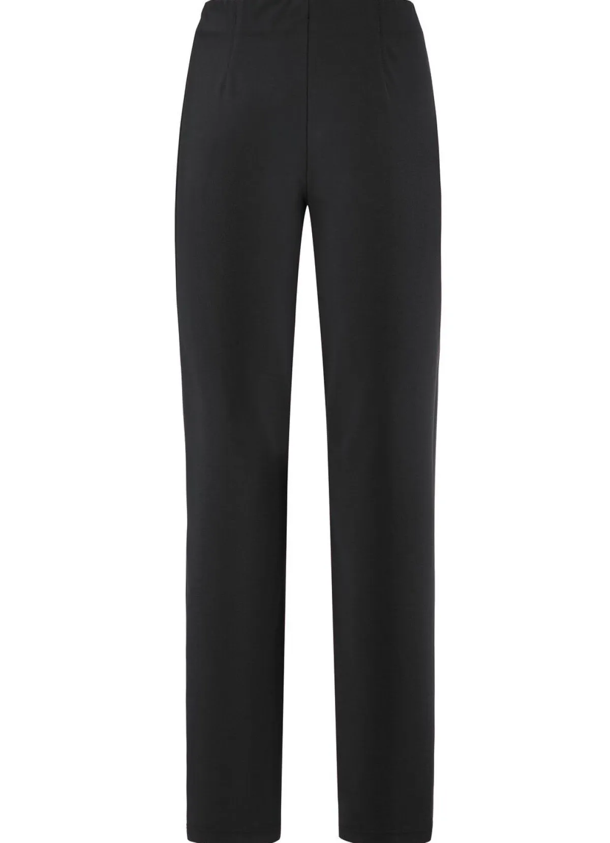 Clearance KLAUS MODELLE MADE IN GERMANY Hose mit angeschnittenem Bund SCHWARZ