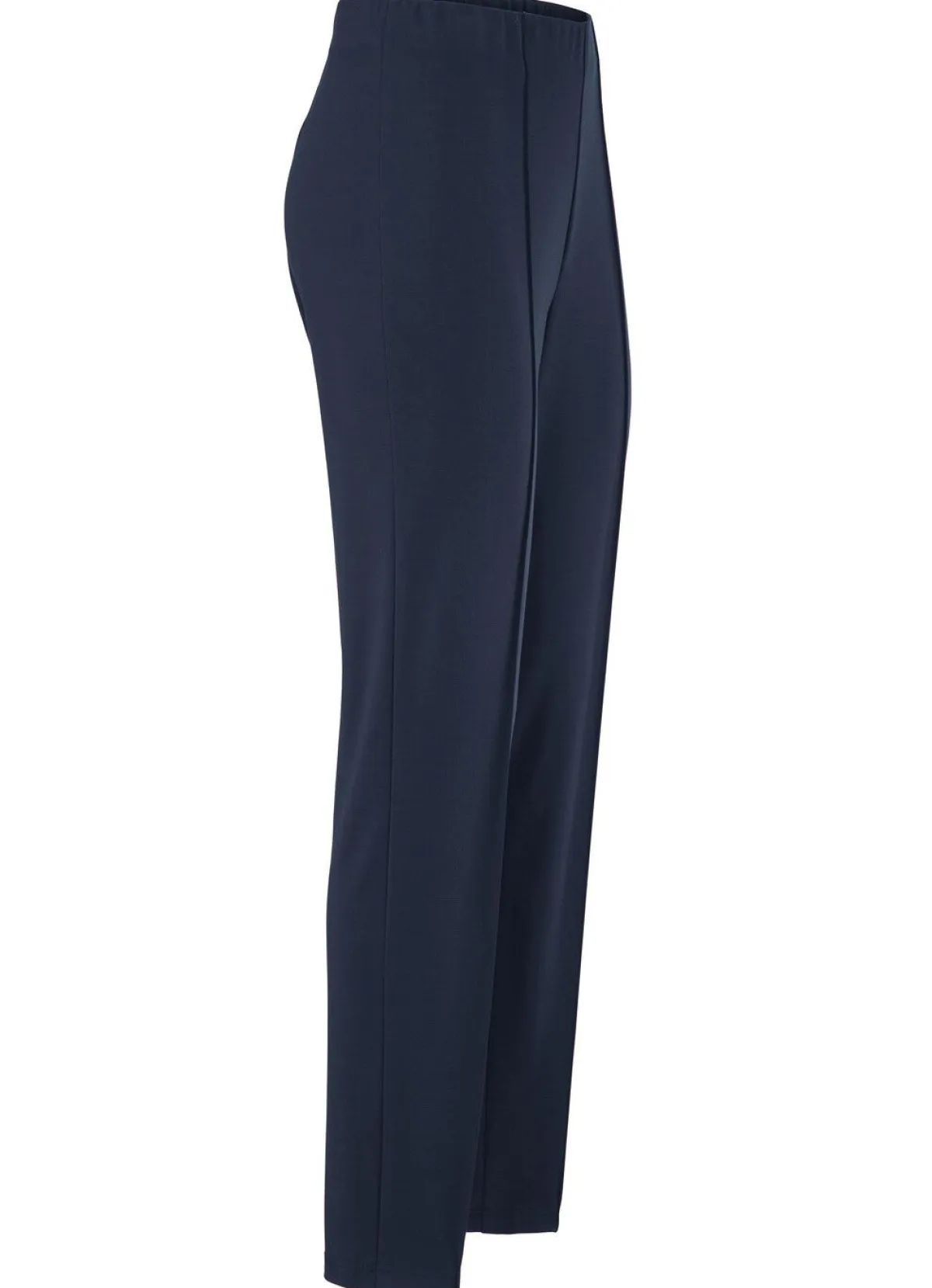 KLAUS MODELLE MADE IN GERMANY Hose mit angeschnittenem Bund MARINE