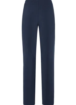 KLAUS MODELLE MADE IN GERMANY Hose mit angeschnittenem Bund MARINE