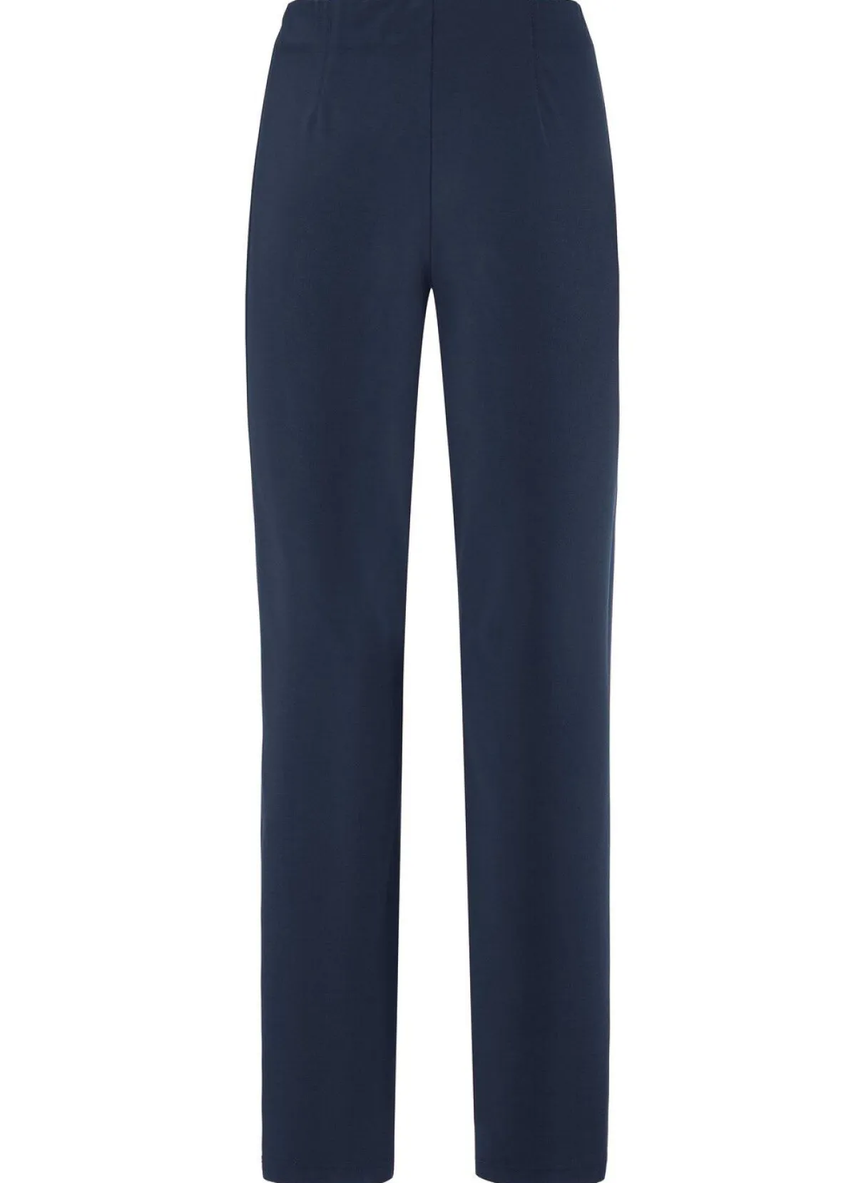KLAUS MODELLE MADE IN GERMANY Hose mit angeschnittenem Bund MARINE