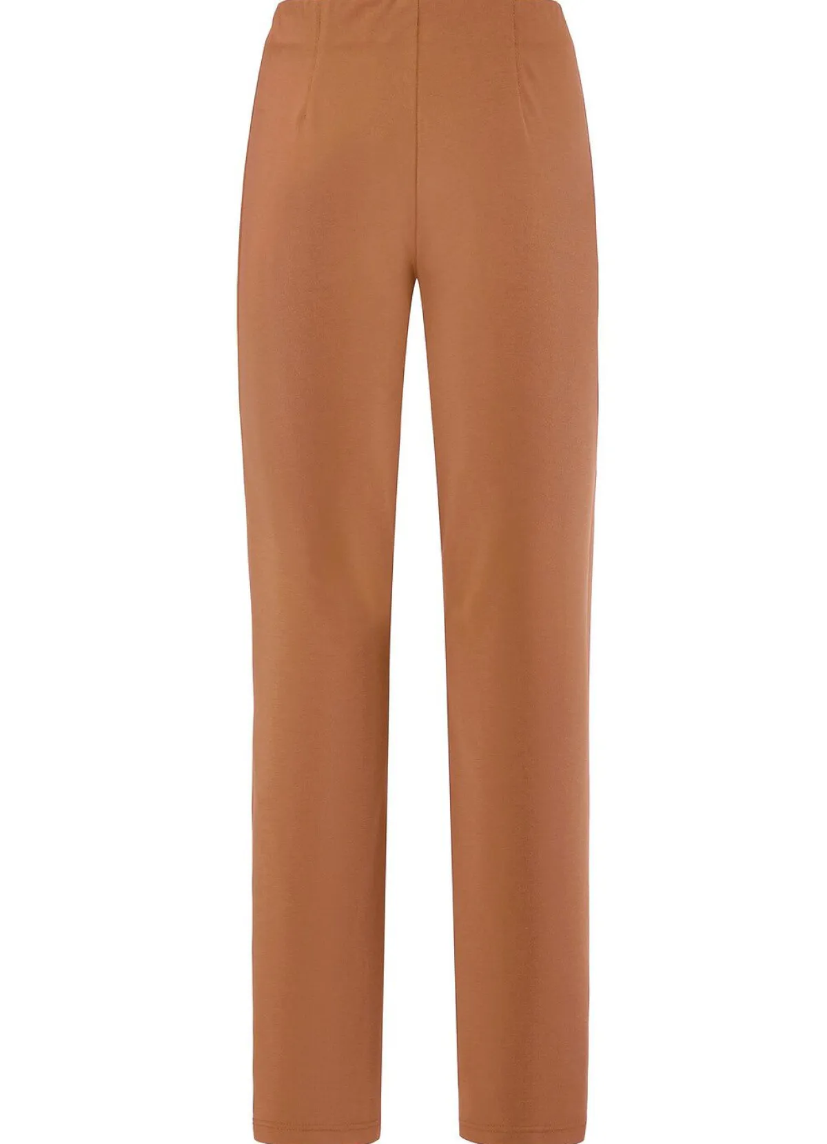 New KLAUS MODELLE MADE IN GERMANY Hose mit angeschnittenem Bund CAMEL