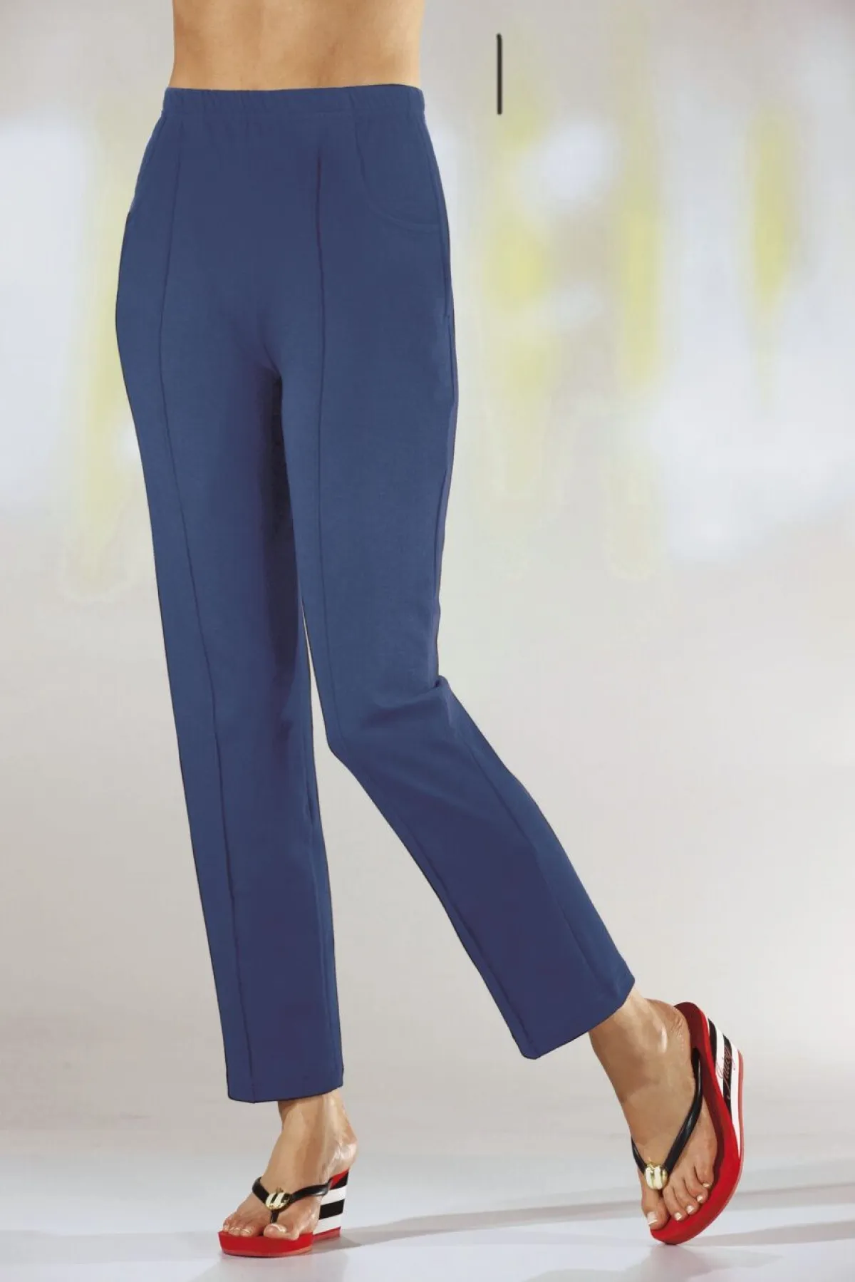 Online PLANTIER Hose mit bequemem Dehnbund JEANSBLAU