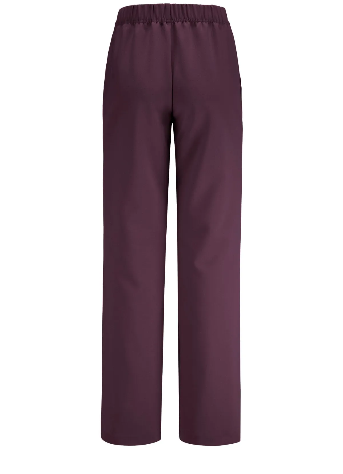Online BADER Hose mit Bundfalten in modischer Weite AUBERGINE