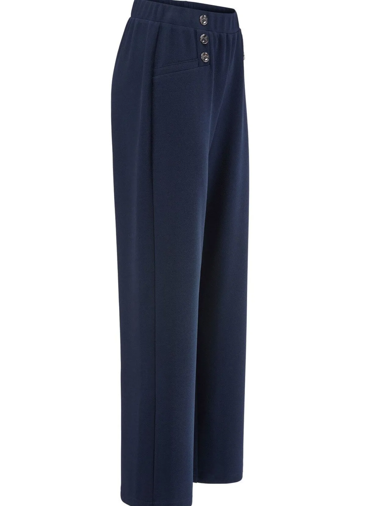 Clearance BADER Hose mit dekorativen Zierknöpfen MARINE