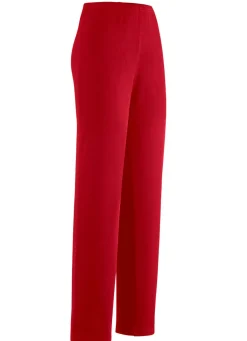 Online KLAUS MODELLE MADE IN GERMANY Hose mit edlem Glanz in Extra-Kurzgrößen ROT