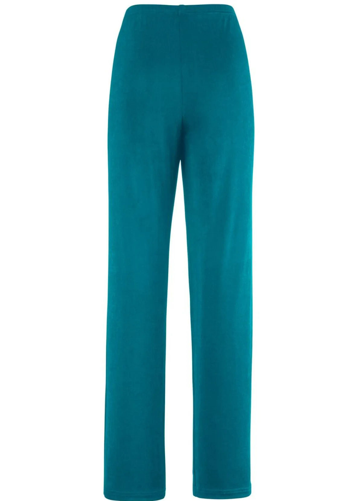 Outlet KLAUS MODELLE MADE IN GERMANY Hose mit edlem Glanz in Extra-Kurzgrößen PETROL