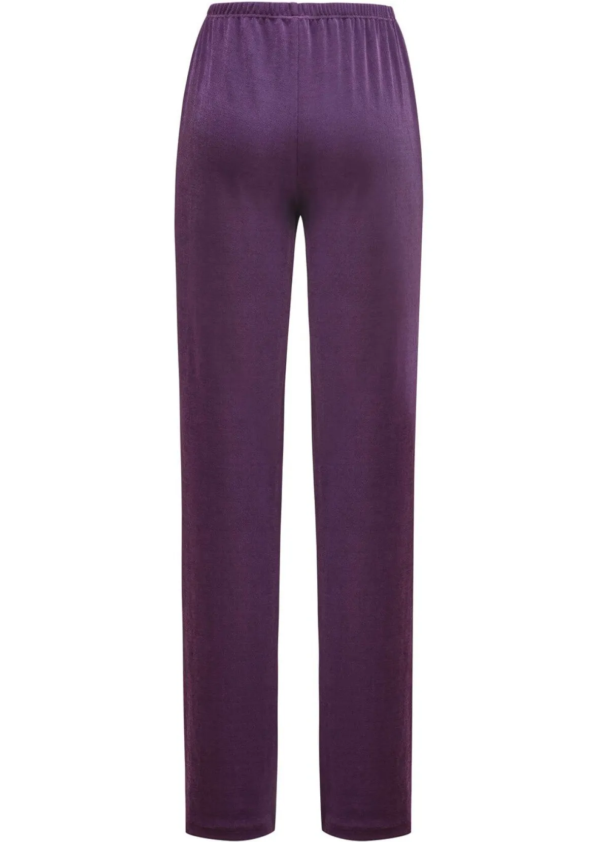 Clearance KLAUS MODELLE MADE IN GERMANY Hose mit edlem Glanz in Extra-Kurzgrößen VIOLETT