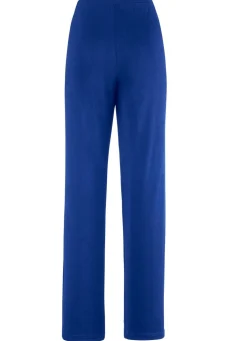 KLAUS MODELLE MADE IN GERMANY Hose mit edlem Glanz in Extra-Kurzgrößen ROYALBLAU