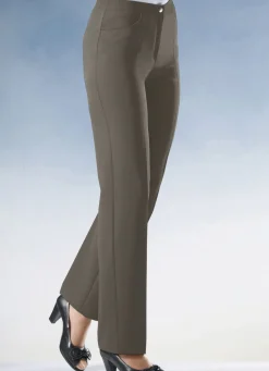 Best KLAUS MODELLE MADE IN GERMANY Hose mit komfortablem Dehnbund TAUPE