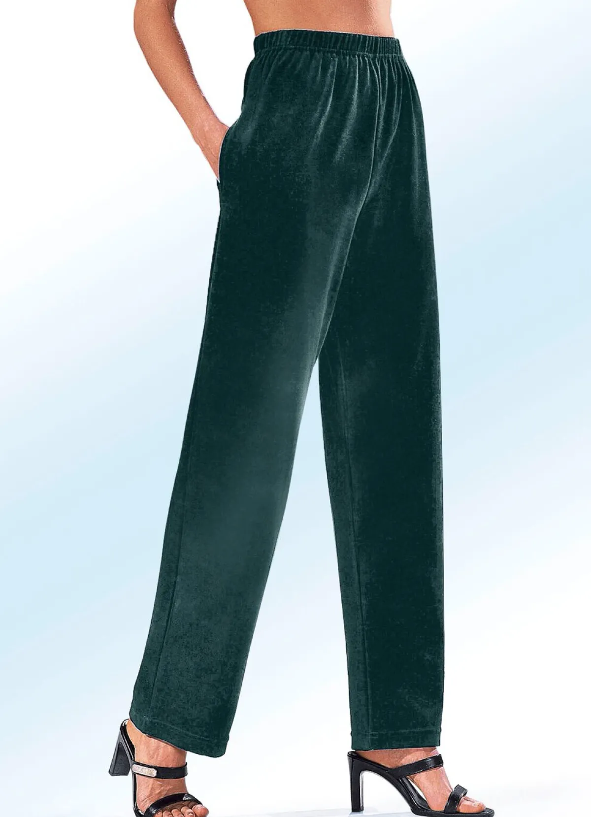 Discount BADER Hose mit komfortablem Dehnbund NACHTGRÜN
