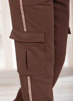 Discount LAURINA Hose mit Kordelzug BRAUN