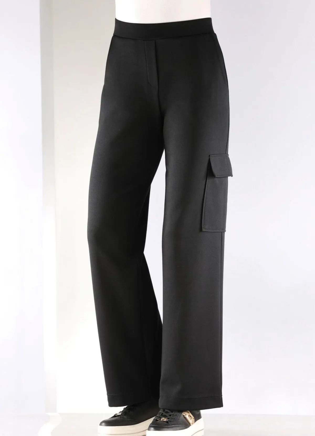 New BADER Hose mit Pattentasche in Cargo-Optik SCHWARZ