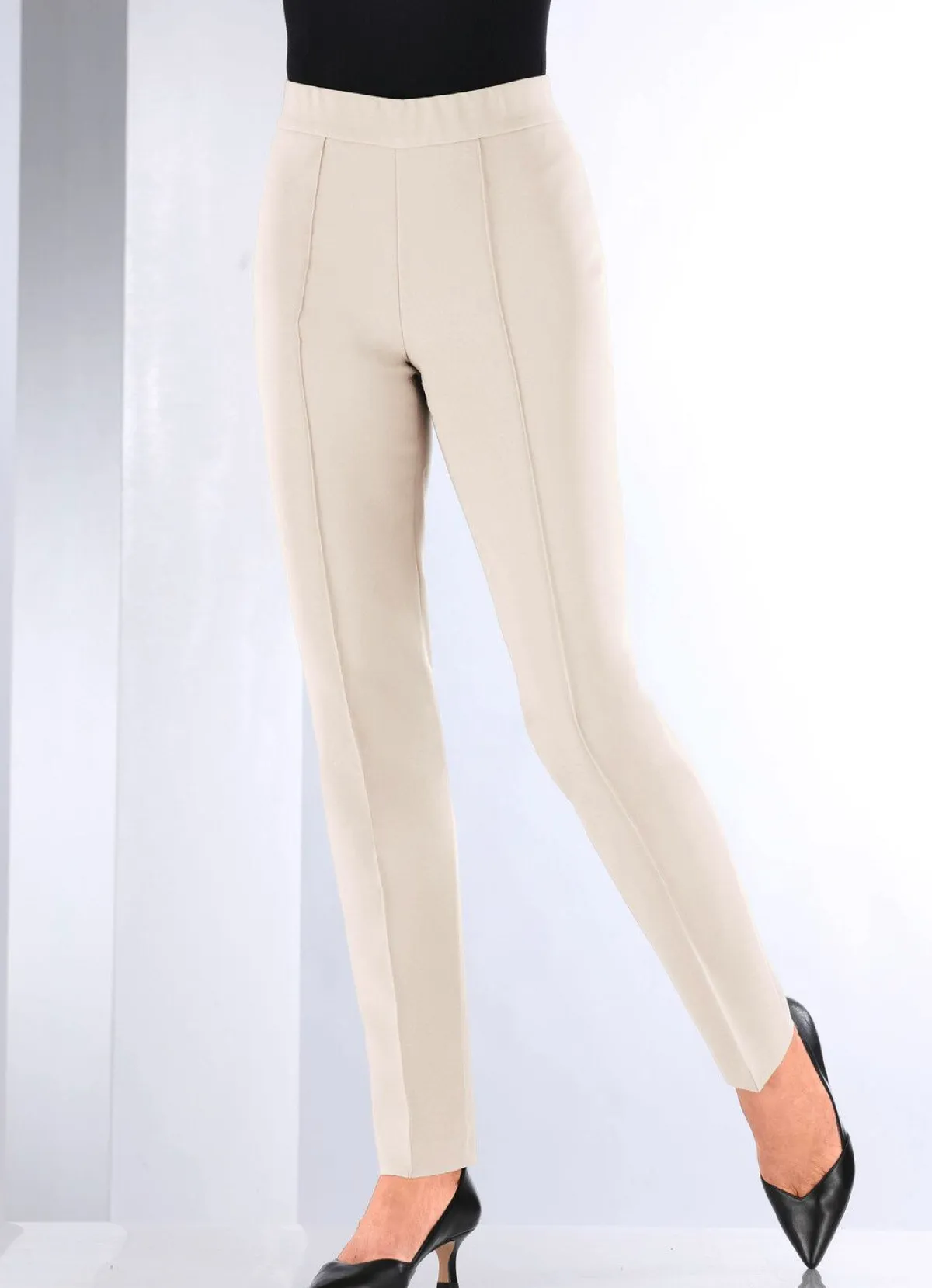 Best BADER Hose mit schmaler Fußweite BEIGE