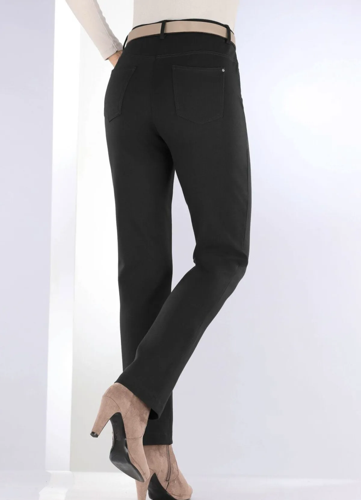 Hot BADER Hose mit sportivem Chic SCHWARZ